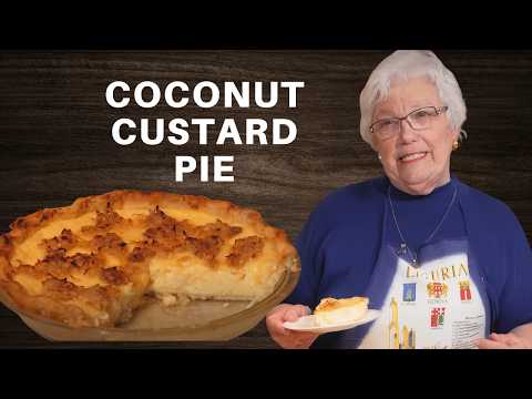 Видео: Рецепт кокосового пирога с заварным кремом | Семейный рецепт Наны
