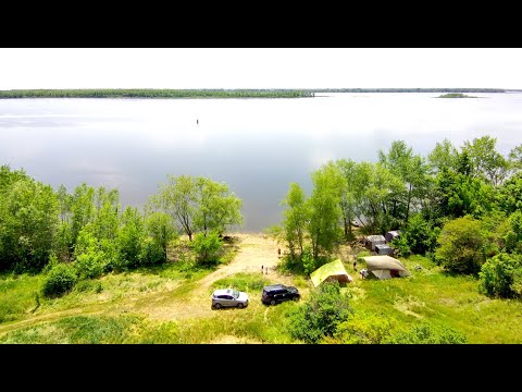 Видео: Обзор лагеря ☀️🔥/ ДИКИЙ КЕМПИНГ на берегу ВОЛГИ🌞🔥