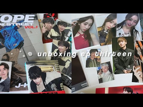 Видео: 🗯️🗃️ unboxing ep 13 : распаковка фотокарт bts, x:in и альбомов j-hope "hope on the street”!!