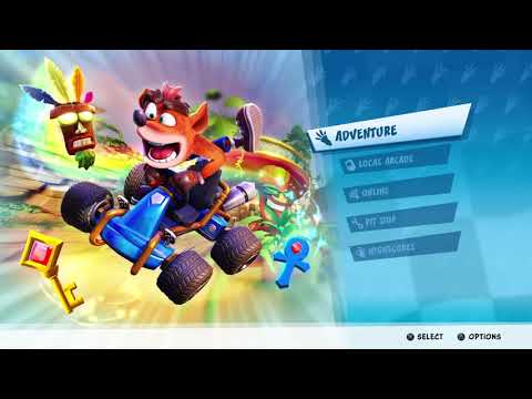 Видео: Crash Team Racing Nitro-Fueled часть1 Первый запуск игры! Прошу прочитать описание.