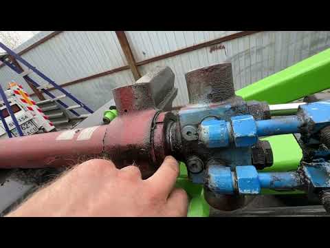 Видео: ремонт автовышки, цилиндр  выдвижения.