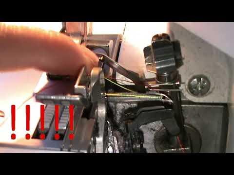 Видео: КАК ЗАПРАВИТЬ ОВЕРЛОК Family ML645D