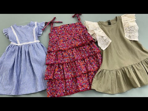 Видео: Как сшить 3 разные модели по 1 выкройке/платье для детей