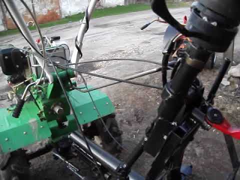 Видео: Рулевое управление на прицеп для мотоблока Валерий Брызгалов.