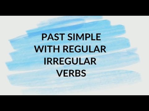 Видео: Past simple II form. Past simple with regular & irregular verbs.Өткен шақ, біткен шақ. Етісітік