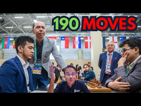 Видео: Марафон на 190 шагов | Нодирбек Абдусатторов vs Ягыз Каан Эрдогмус | Гранд Швейцария ФИДЕ 2025