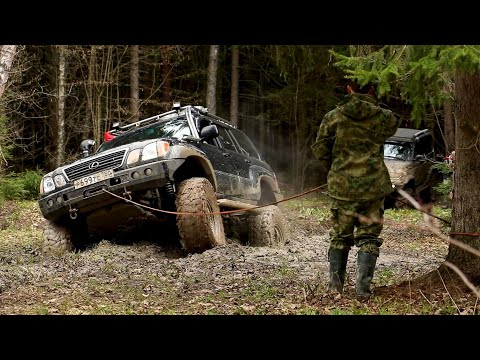 Видео: OFFROAD-заруба ГИГАНТОВ || УАЗы на ПОРТАЛАХ против LEXUS LX & JEEP WRANGLER (YJ) || Троицкая ЖЕСТЬ.