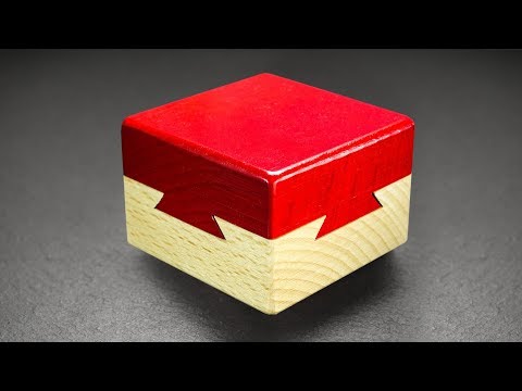 Видео: Как открыть коробку Ласточкин хвост. Dovetail box