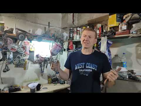 Видео: Обзор на мои новый краскопульт Джета Про JL 827.