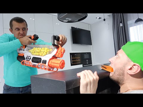 Видео: ЛЫСАЯ БОРОДА ПОДСТАВИЯ СТАРОГО. НЕРФ БРАЗЕРС