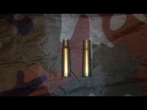 Видео: Переделка гильз 7.62х54R в 9.6x53 lancaster, коррекция капсульного гнезда