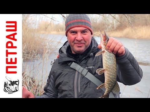 Видео: ЗИМНИЙ СПИННИНГ на реке Тест приманки Мик Маус
