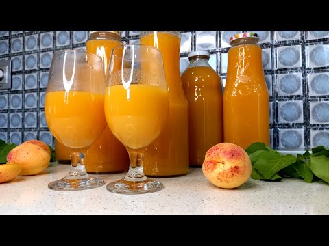Видео: 🍑Абрикосовый сок на зиму,в домашних условиях без соковыжималки! Натуральный абрикосовый нектар