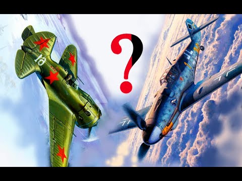 Видео: И-16 и Bf Ме-109 – наш русский гусь ихней свинье не товарищ!