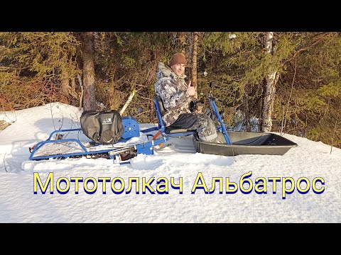 Видео: ПРОЕДЕТ ТАМ ГДЕ СМОЖЕТ ПРОЙТИ ТОЛЬКО ЛЫЖНИК / МОТОТОЛКАЧ АЛЬБАТРОС 9 ЛС. ПО ЛЕСУ ИДЁТ СПОКОЙНО.