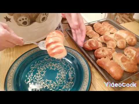 Видео: Вкусные, пышные булочки👍👍👍.