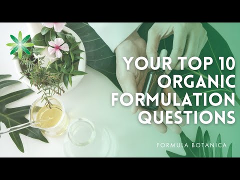 Видео: Ответы на 10 самых важных вопросов по органическим рецептурам!