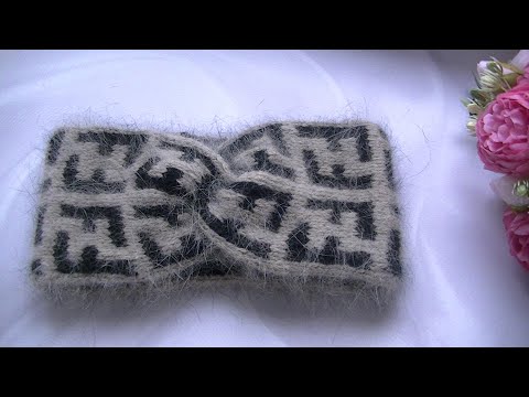Видео: КРАСИВАЯ ПОВЯЗКА В СТИЛЕ "FENDI"!!!