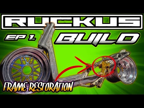 Видео: Honda Ruckus Custom GY6 Build Ep 1 / Секреты восстановления рамы!