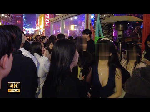 Видео: ［Itaewon 4K］Seoul Night Walk!! ~ Итэвон сошел с ума!! ~ Мне хочется взорваться ~~ !!