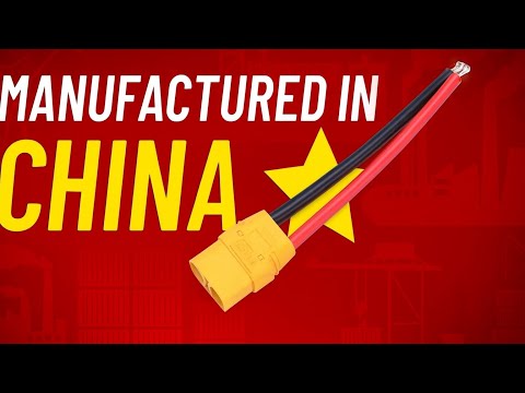 Видео: Пайка XT90 с проводом AWG10 на китайском производстве.