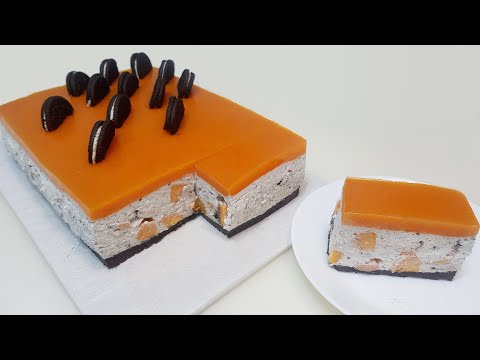 Видео: ТОРТ БЕЗ ВЫПЕЧКИ ОРЕО И ПЕРСИКИ (no bake cake oreo and peaches)