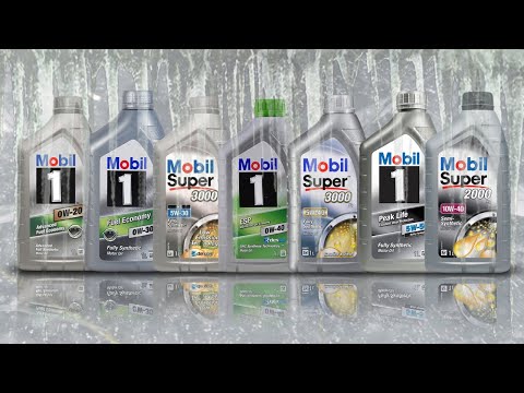 Видео: Испытание на текучесть 0W20, 0W30, 0W40, 5W30, 5W40, 5W50, 10W40 при +20°C и -25°C Mobil