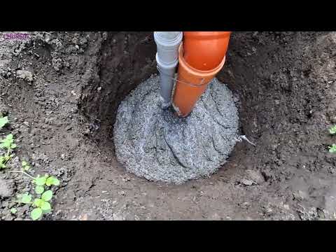 Видео: Замена трубы для откачки септика