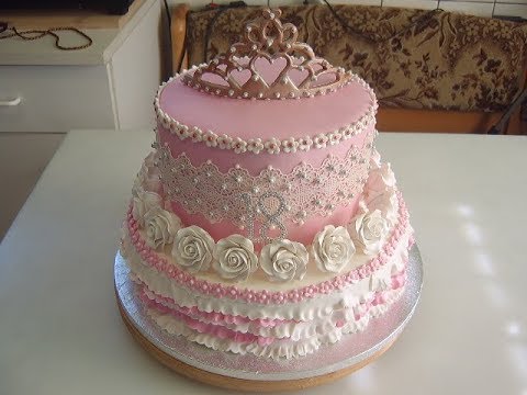 Видео: Двухъярусный торт. Маринкины творинки