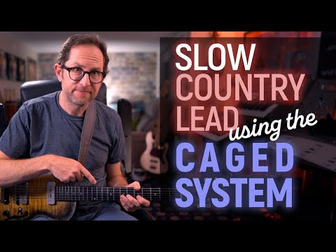 Видео: Медленное кантри-лидирование с использованием системы CAGED — урок игры на гитаре — EP594
