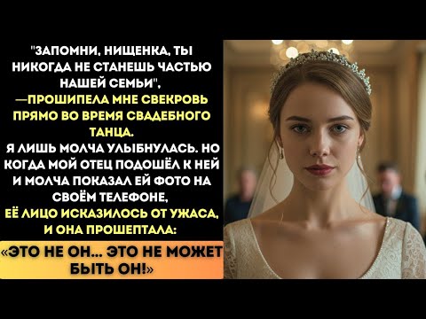 Видео: «Ты никогда не будешь частью нашей семьи!» — шипела свекровь. Но мой отец показал ей одно фото...