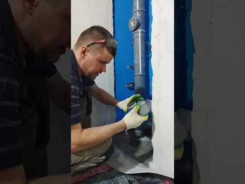 Видео: replacing the sewer riser.Замена канализационного стояка
