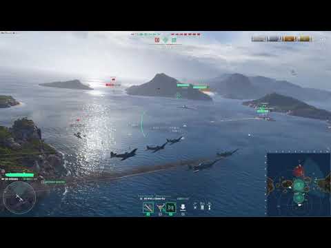 Видео: Рейтинговый бой  на Shokaku  | Японский авианосец VIII уровня WoWS Gameplay. World of Warships