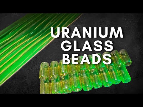 Видео: Изготовление бусин из уранового стекла
