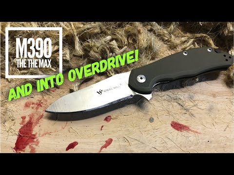 Видео: Сталь M390 в режиме перегрузки — смерть постепенная! Эпичное видео сохранения остроты