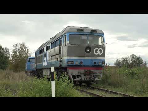 Видео: Тепловозы ТГМ23В-1425+ТЭП70-0236+ТГМ40-0744 / TGM23V-1425+TEP70-0236+TGM40-0744