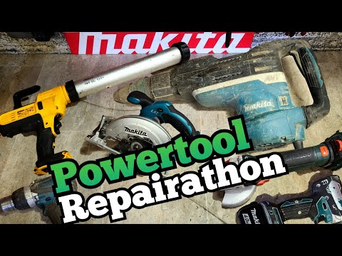 Видео: Ремонт электроинструментов Makita, Metabo, Dewalt: некоторые из них ремонтируются, некоторые след...