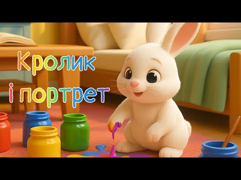 Видео: Кролик і портрет. Аудіоказка з ілюстраціями