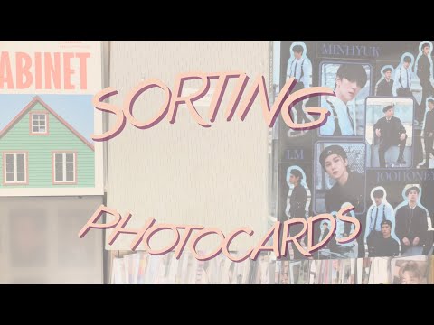 Видео: Sorting photocards | Организация кпоп фотокарт по биндерам / Stray Kids, Monsta X, Shinee, Ateez