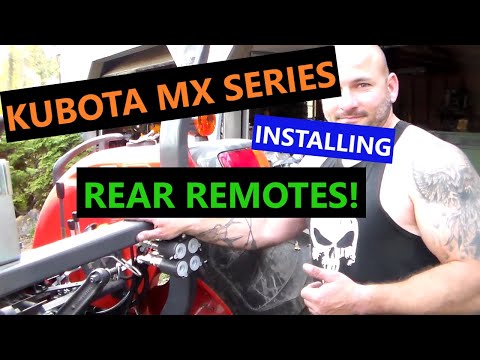 Видео: Как установить ЗАДНИЙ ПУЛЬТ ДИСТАНЦИОННОГО УПРАВЛЕНИЯ на трактор Kubota MX — выполните ПОШАГОВОЕ ...