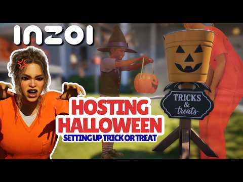 Видео: Игровой процесс inZOI: как настроить «Сладость или гадость» (октябрьское обновление)🎃🍬