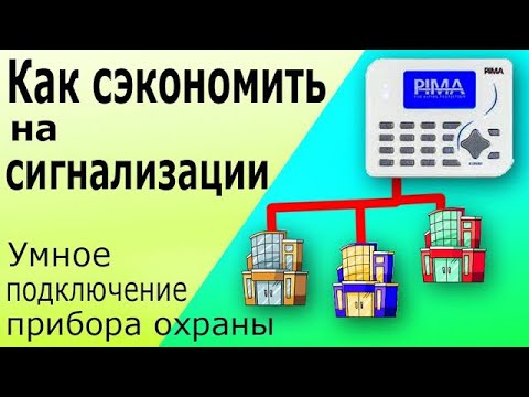 Видео: Охрана нескольких объектов одним контрольным прибором Pima Force. Подключение сигнализации Force.