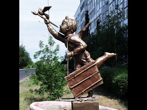 Видео: Бетонная скульптура. Мастер-класс по изготовлению моим внуком дипломной работы.  Май-июнь 2021 г.