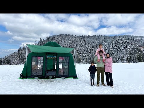 Видео: ОТМЕТИЛИ ДЕНЬ РОЖДЕНИЯ В ЛАГЕРЕ | СНЕЖНЫЙ ЛАГЕРЬ В МАЯ