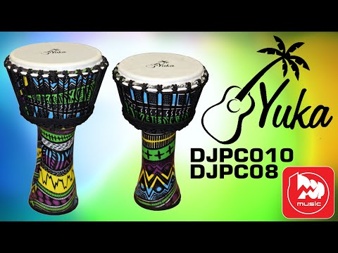 Видео: Джембе Yuka DJPC08-16 и Yuka DJPC010-20