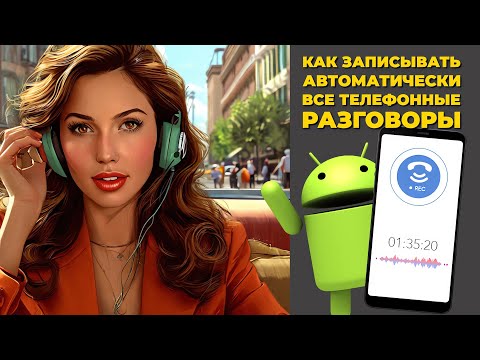 Видео: Как включить автоматическую запись звонков и убрать уведомление начата запись на любом Android