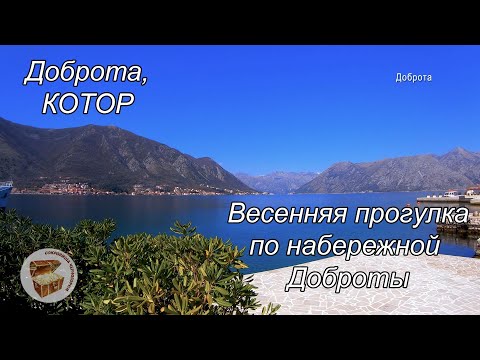 Видео: Доброта, Котор Черногория 2021 (Dobrota Kotor)