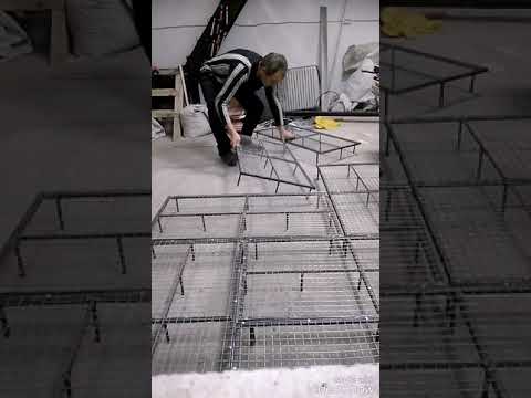 Видео: Полы решетчатые