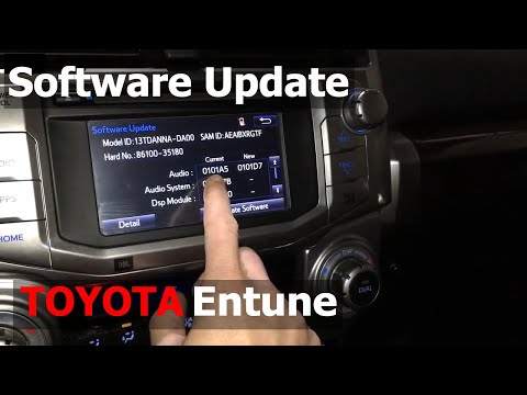 Видео: Как обновить программное обеспечение аудиосистемы Toyota Entune — обновление прошивки радиоприемн...
