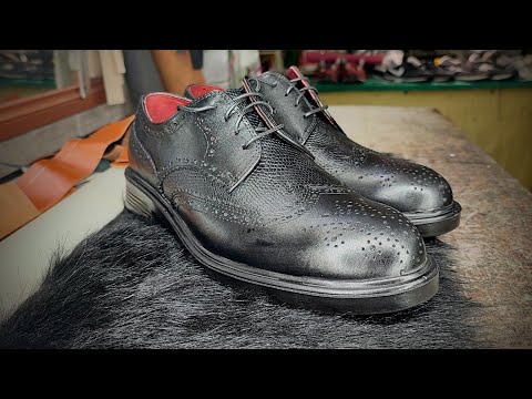 Видео: Пошив мужской классической обуви